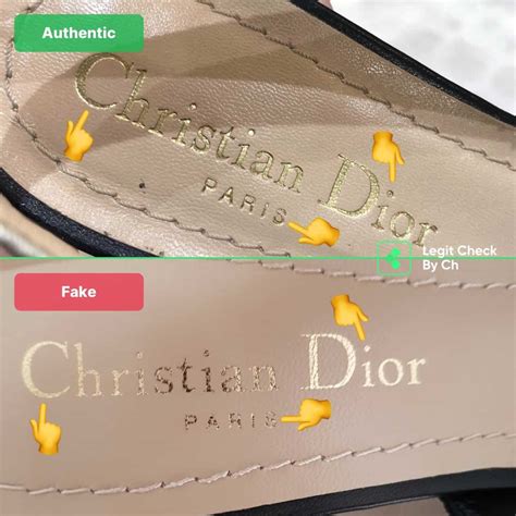 christian dior shoes real vs fake|dior shoe authenticity.